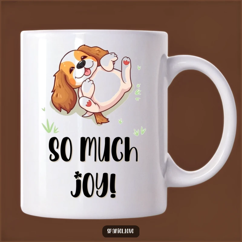Funny Rolling Spaniel Mug: Hilarious Happiness and a Perfect Gift for Dog Fans