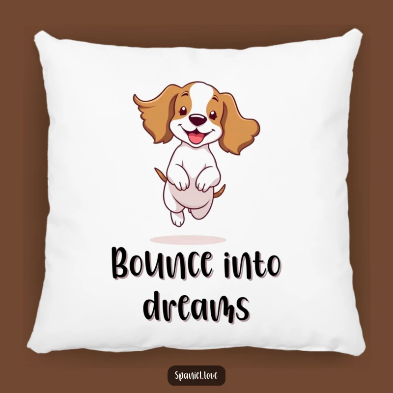 Funny Spaniel Bouncing Ears Flapping Pillow: Cuddle Up with Joy