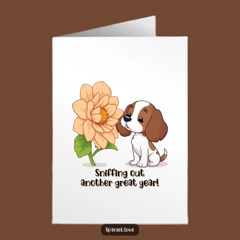 Funny Spaniel Birthday Card Free Printable: Adorable Dog Lovers Gift