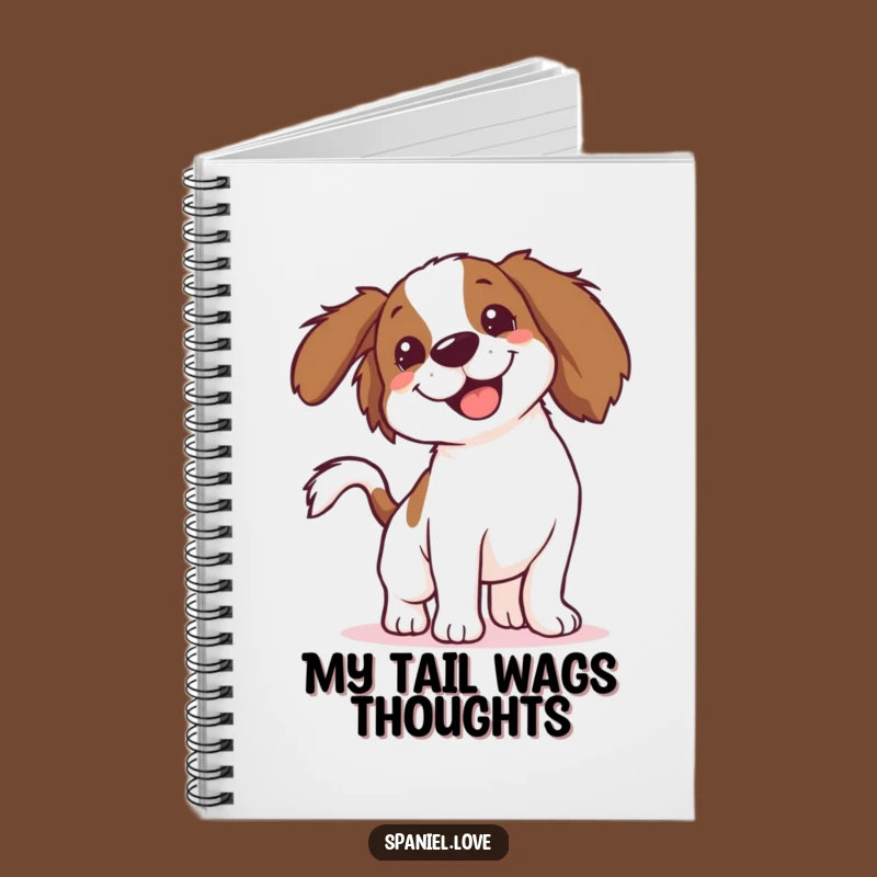 Funny Spaniel Blur Notebook: Jot Down Ideas with a Hilarious Dog Design