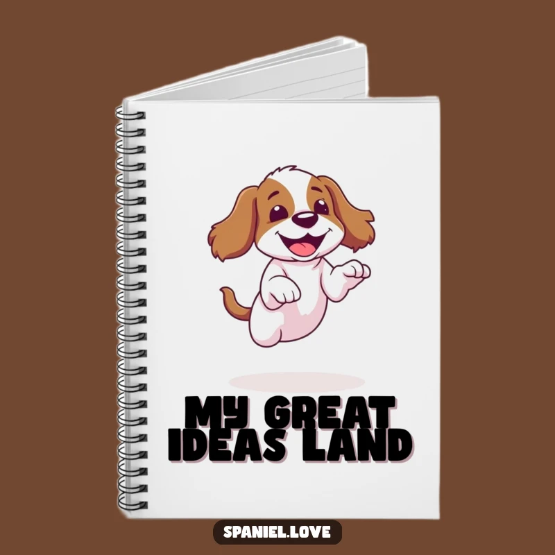 Funny Spaniel Jump Fail Notebook - Jot Down Your Funny Ideas!