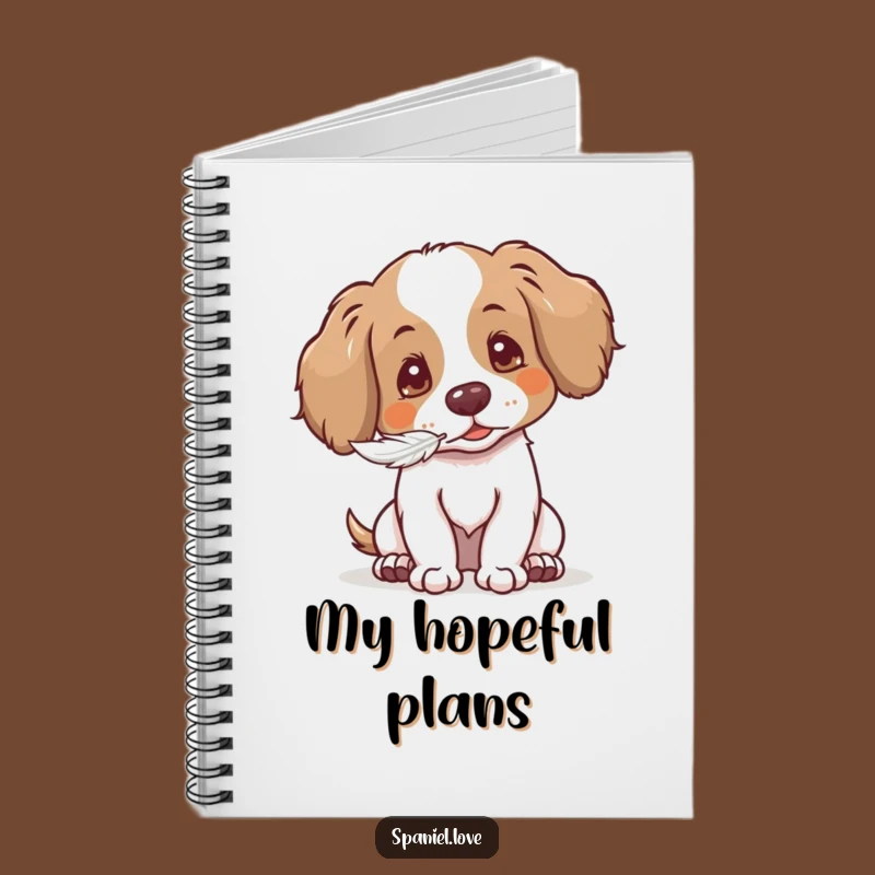 Gentle Spaniel Notebook: Jot Down Ideas with Sweet Charm