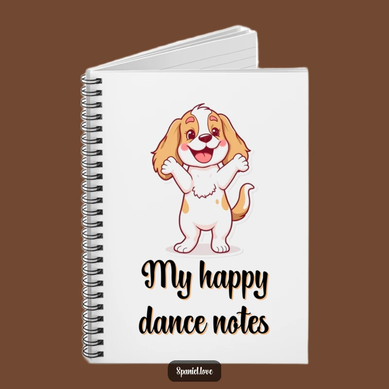 Funny Spaniel Dance Notebook: Capture Moves and Giggles, Ideal Funny Gift