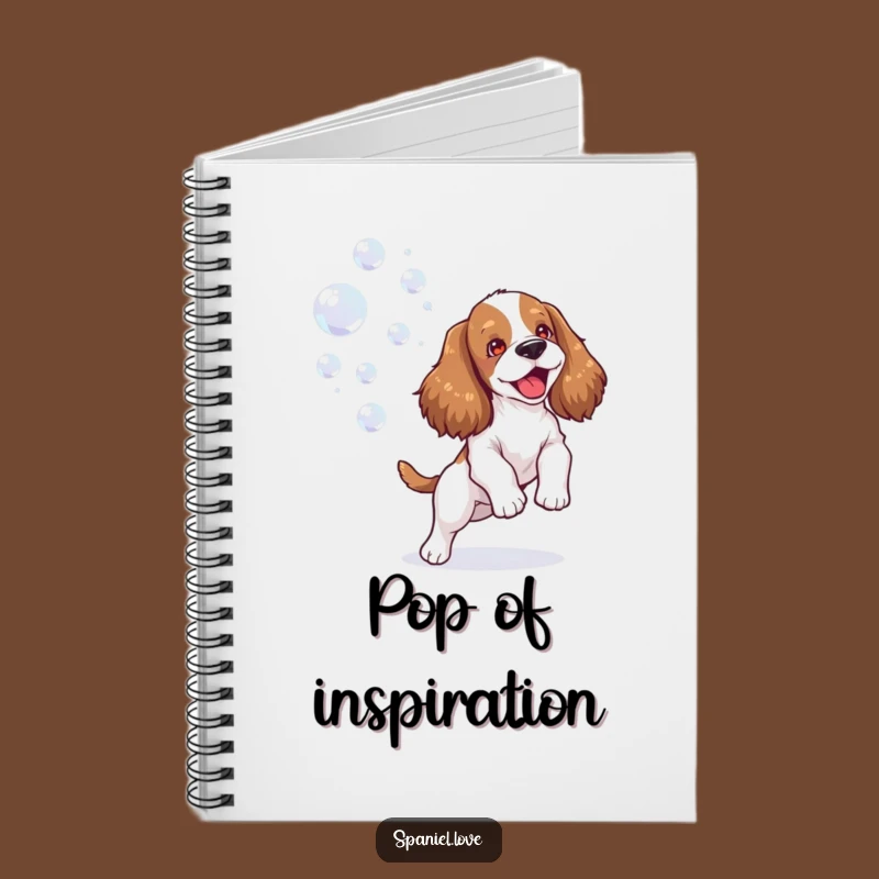 Funny Happy Spaniel Bubble Journal: Jot Down Joyful Thoughts!