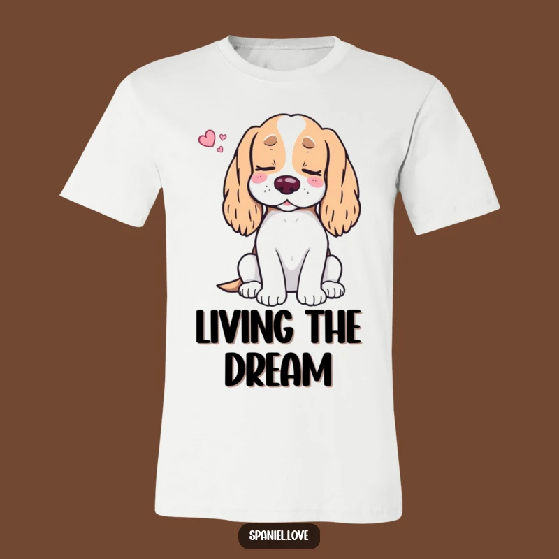 Funny Spaniel Treat Dream T-Shirt: Hilarious Apparel for Dog Owners Who Cherish Infinite Snacks